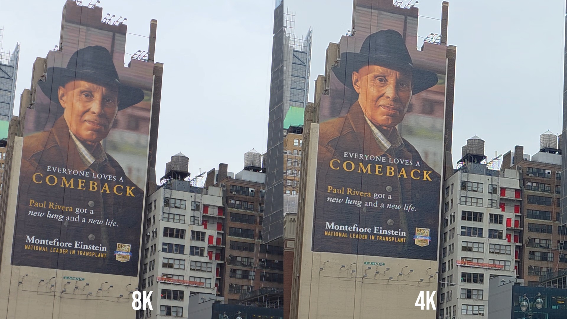 8K video capture with Galaxy S25 Ultra.