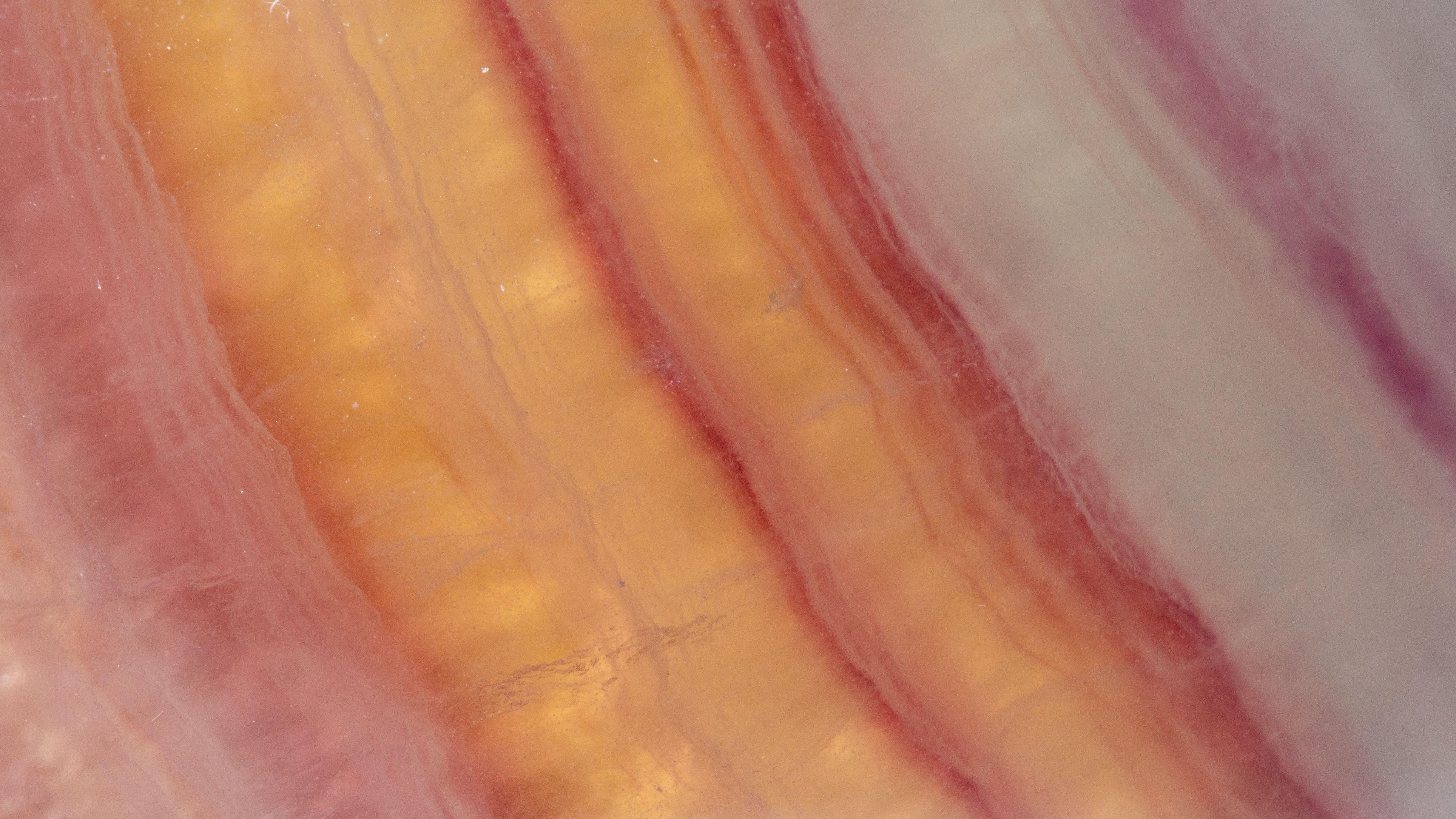 details on a fluorite sphere