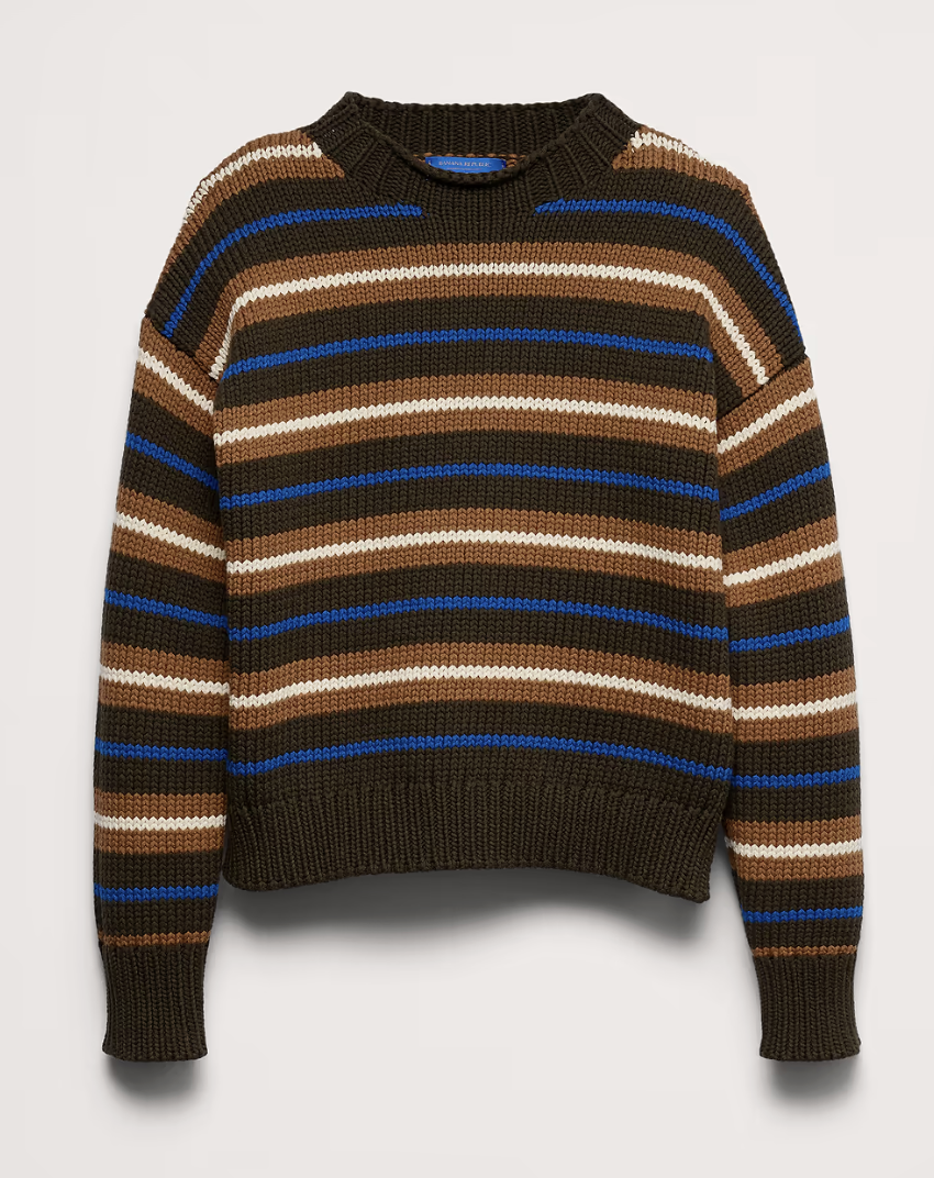 Banana Republic x La Ligne, The Cotton Crew-Neck Sweater