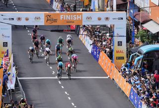 Matteo Malucelli reasserts Le Tour de Langkawi sprint power with stage 1 victory in photo finish ahead of Riley Pickrell