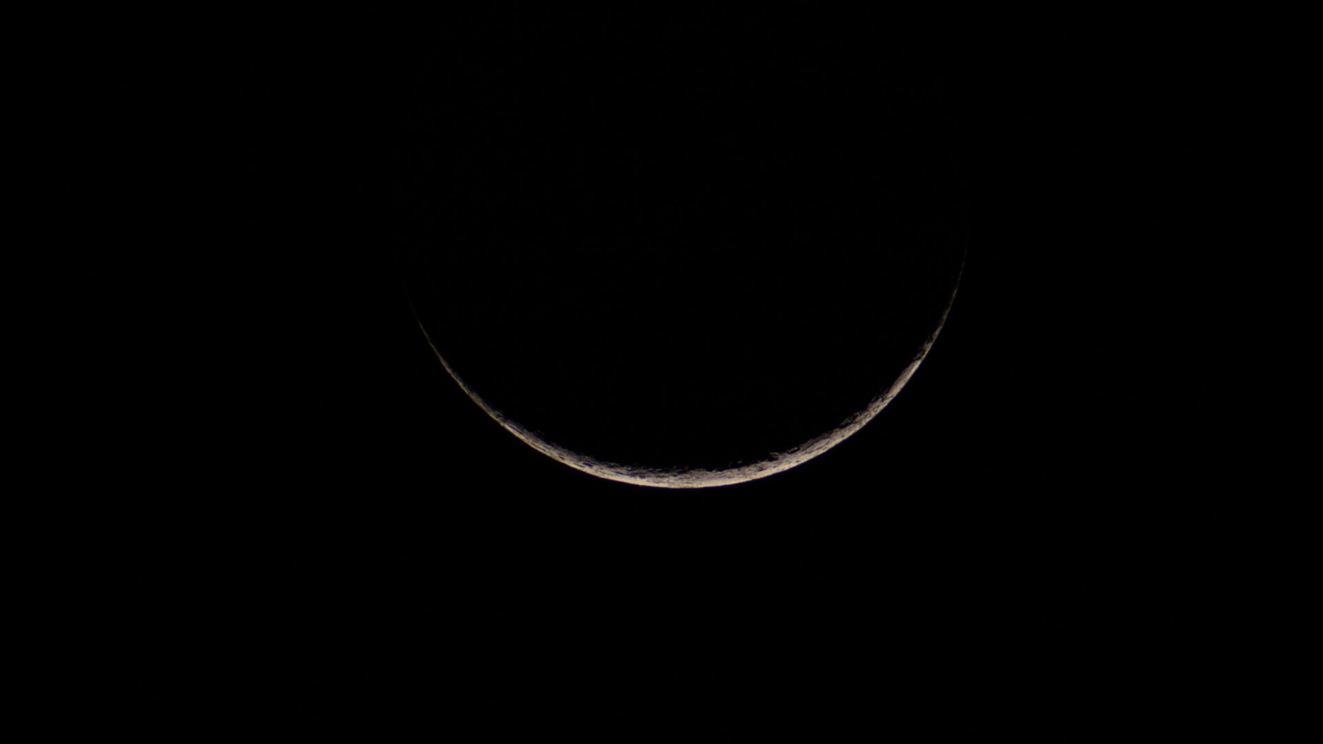 astronomy crescent moon