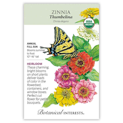 Thumbelina Zinnia Seeds