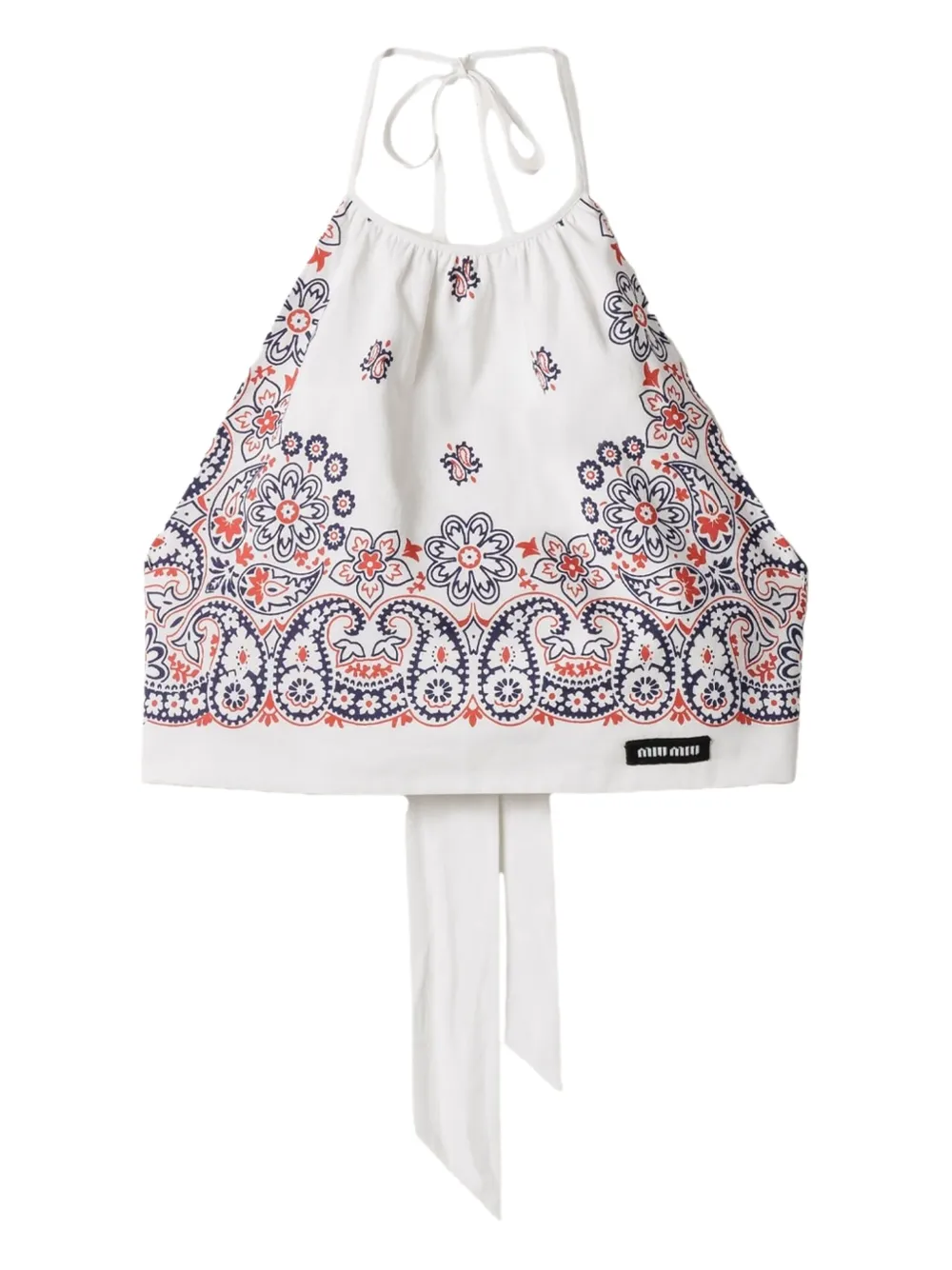 Miu Miu Paisley Crop Top | 40
