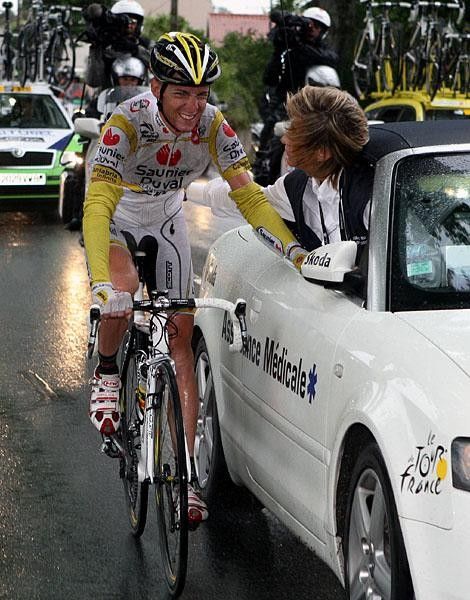 Ouch! The pain from the crash hurts just as much as the disinfectant.