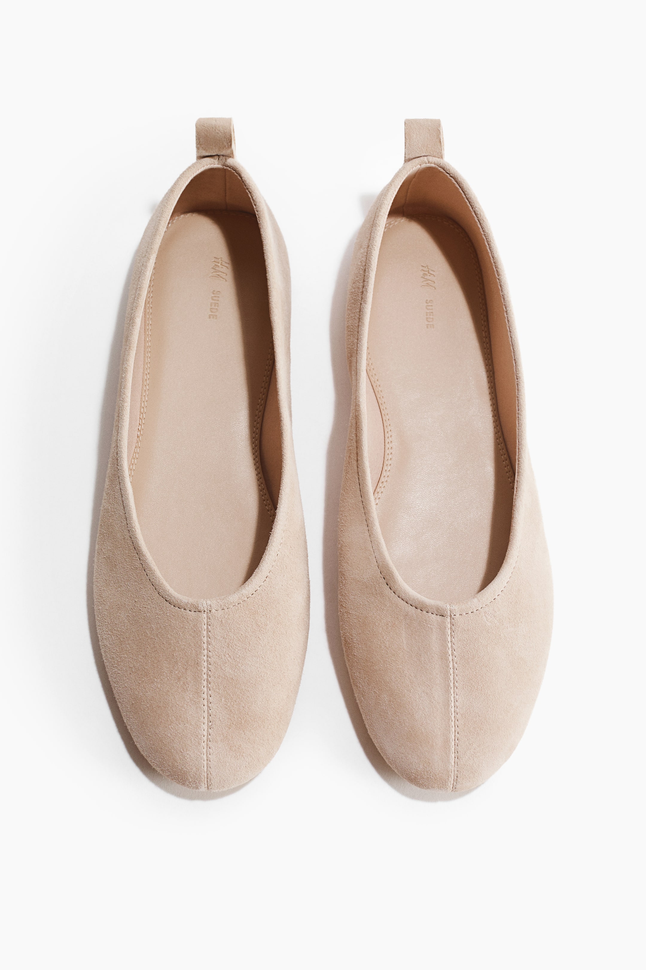 Suede Ballet Flats