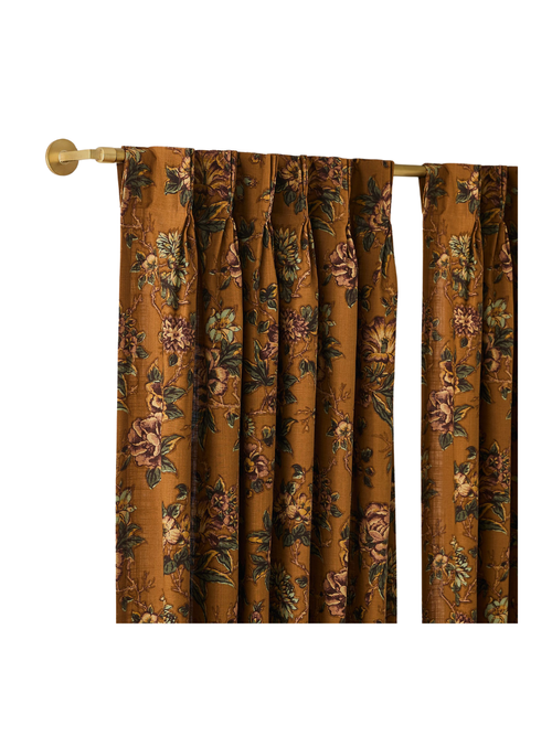 Pierce & Ward Wild Garden Pleated Curtain
