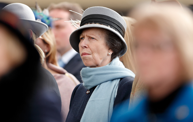 The face of concentration: it’s eyes on the prize for the Princess Royal on Champion Day