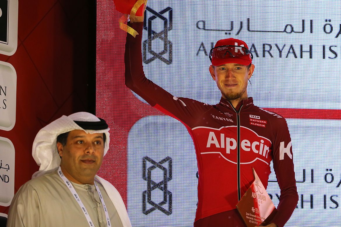 Ilnur Zakarin closed out the Abu Dhabi Tour in second overall