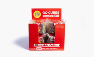 GO CUBES Chewable Coffee packets in box
