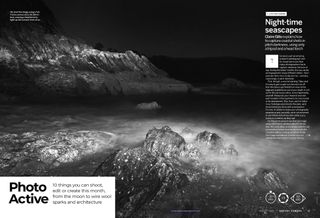 Opening spread of photo projects section in Digital Camera magazine issue 276