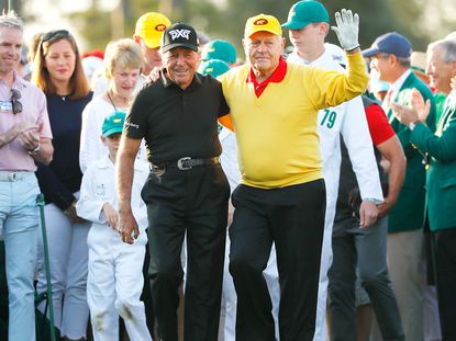 Nicklaus And Player Get 2019 Masters Underway