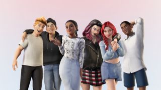 New Meta avatars showing much more diversity in face and body shapes/sizes with more human-like proportions in an animated 3D style.