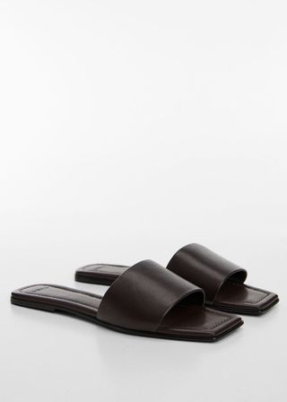 Leather Thong Sandals - Women