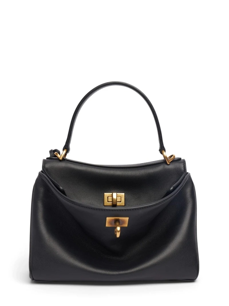 Balenciaga, Mini Rodeo leather top handle bag