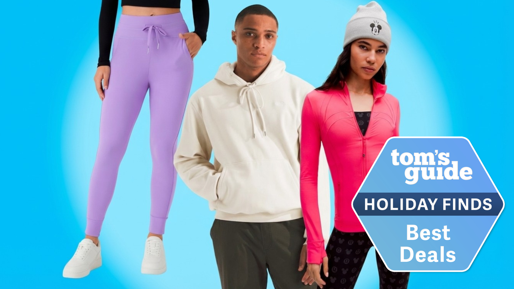 Collage of athleisure wear on sale