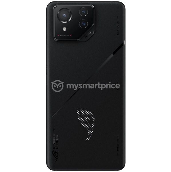 An alleged render of the ROG Phone 8 Pro showcasing its rear panel with dot LEDs.