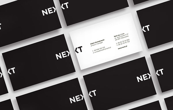 Next’s type-led branding was inspired by the company name
