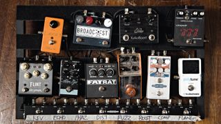 Graham Coxon's pedalboard