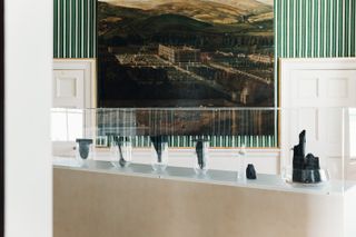 Chatsworth house installation of exhibition Mirror mirror