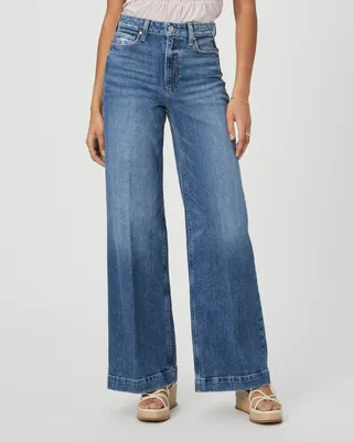 Paige, Harper High-Rise Wide-Leg Jeans