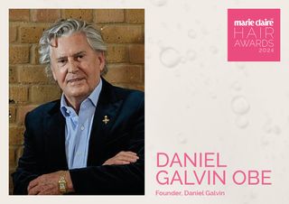 Daniel Galvin OBE Marie Claire hair awards 2024 judge