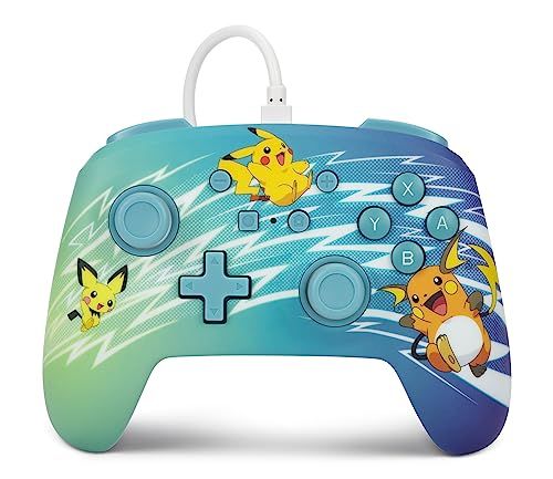 Nintendo Switch and Switch 2 Wired Controller - Pikachu Evolution