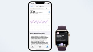 a photo of the Apple Watch 8 tracking ovulation