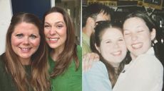 Katy Tibbles and Sarah Thompson then and now