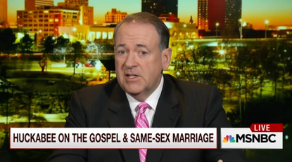 Mike Huckabee on MSNBC show &amp;quot;Morning Joe&amp;quot;