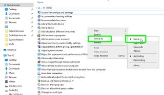how to enable god mode in windows - group by