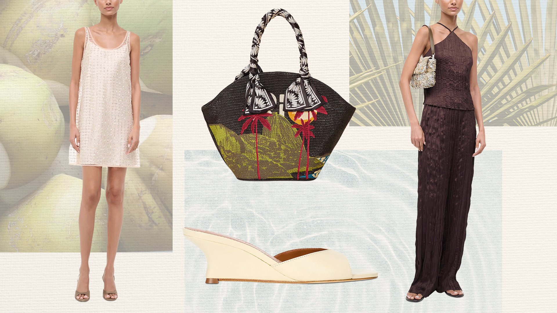 Collage Gif of Bloomingdale&#039;s Resort Wear Collection