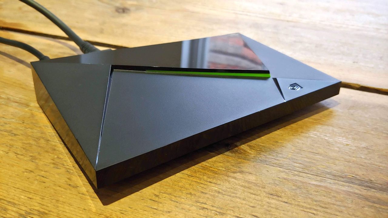 The Nvidia Shield TV Pro during our testing