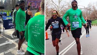 Lil Nas X Runs NYC Half Marathon in Coach high-tops