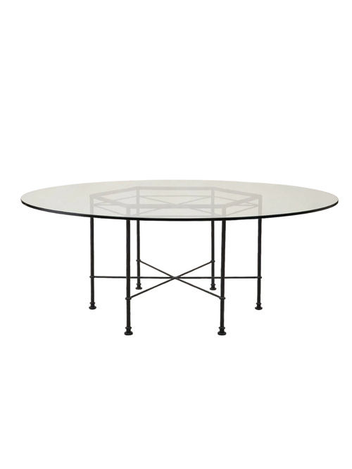 Provence 72" Outdoor Glass Dining Table