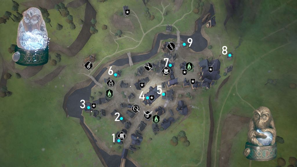 Liste aller 30 Standorte der Hogwarts Legacy DemiguiseStatue Gamingdeputy Germany
