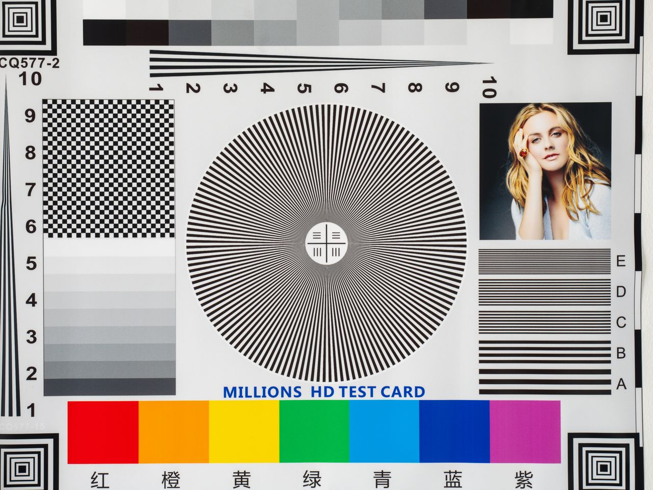 photographic test chart