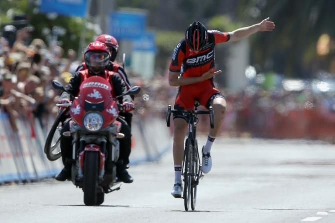 Taylor Phinney (BMC) takes a bow