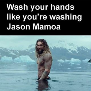 Jason Momo hand washing meme
