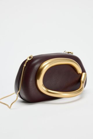 Zara Miniaudière Bag with Golden Fastening