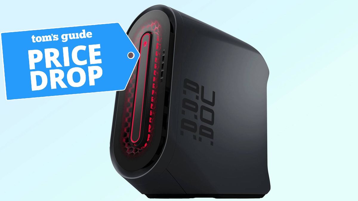 Alienware Aurora R14 gaming desktop with a Tom&#039;s Guide deal tag