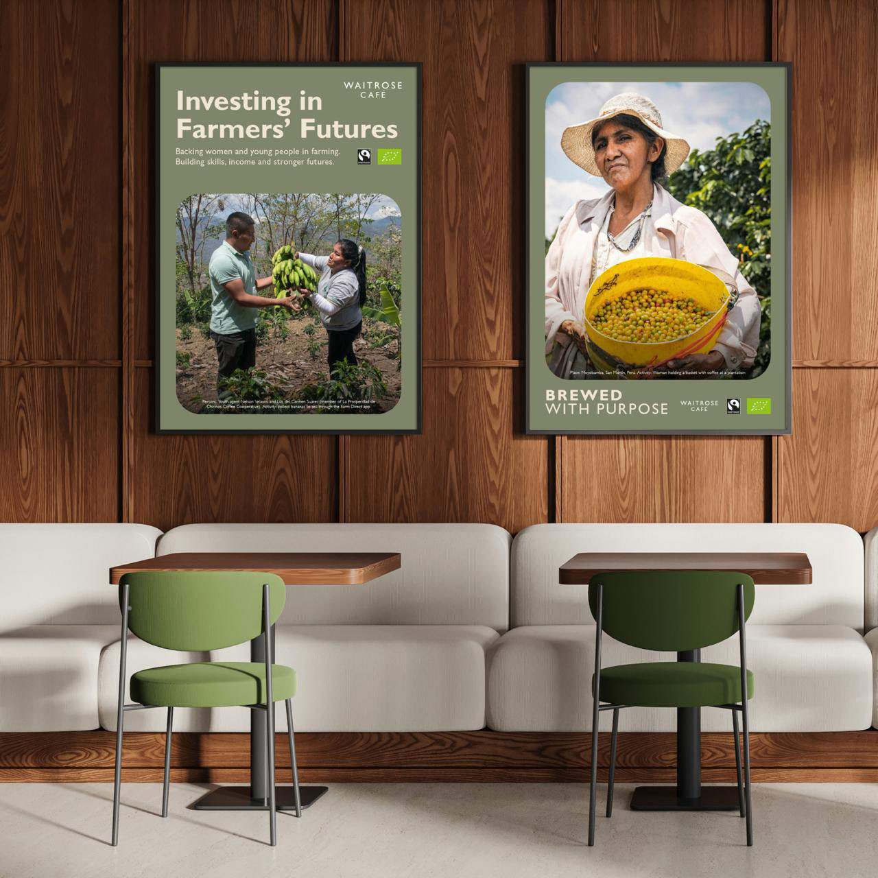 waitrose cafe posters