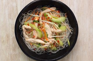 Leftover chicken noodles