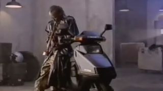 Miles Davis in a Honda Scooter ad