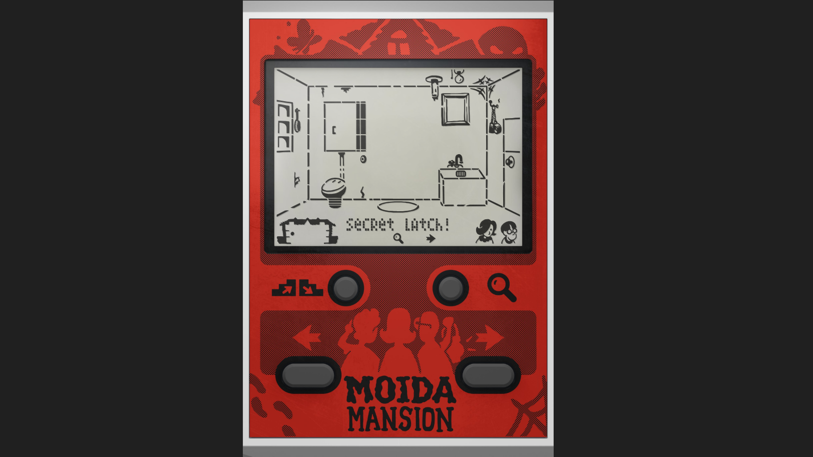 Moida Mansion LCD browser game from Lucas Pope