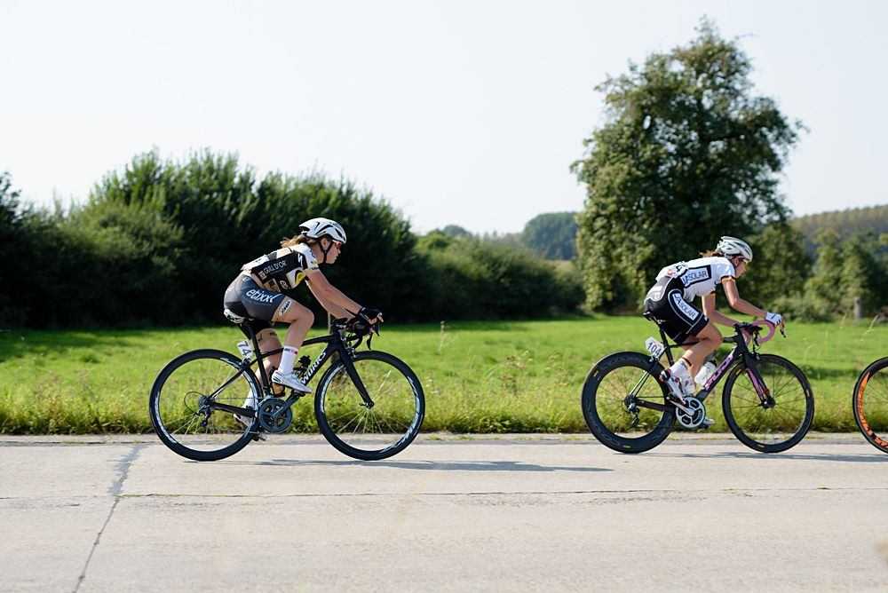 Fien Delbaere (Topsport Vlaanderen Etixx) at the 108 km Stage 2 of the Lotto Belgium Tour 2016 on 8th September 2016