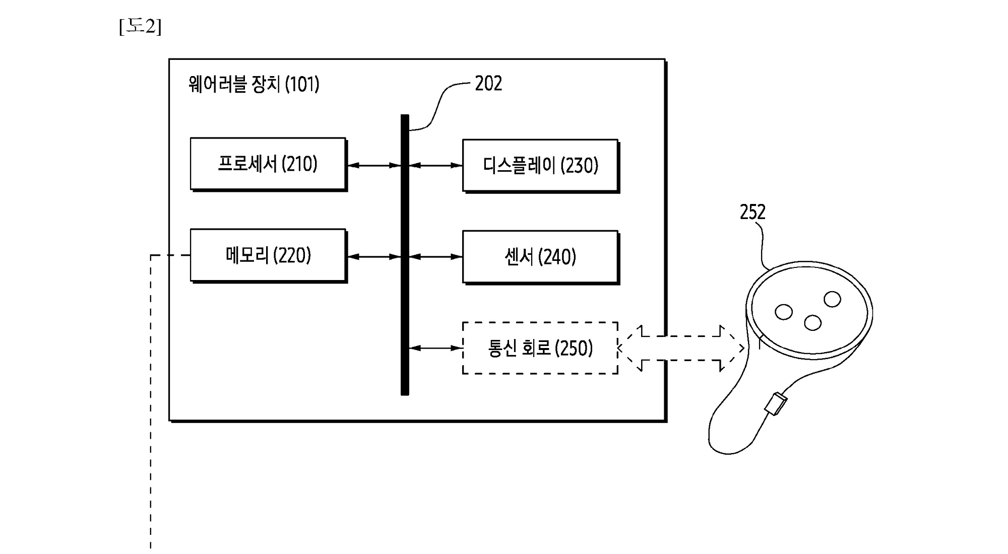 Samsung AR headset controller patent drawing