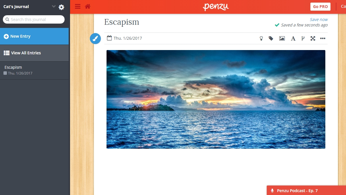 Penzu is a personal blogging tool that lets you create your own private diary