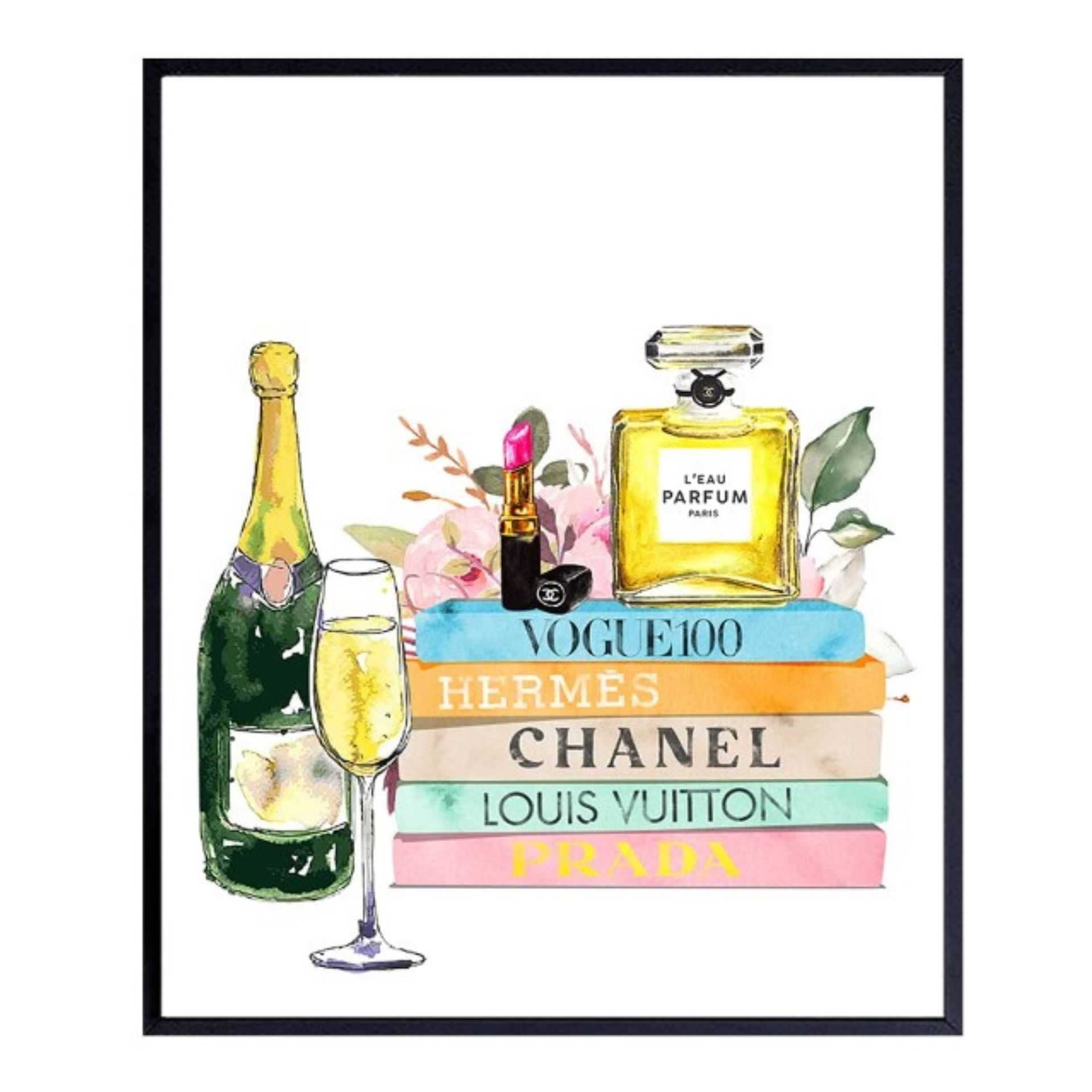 Cetakan parfum berbingkai