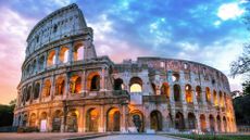 The exterior of the Colosseum