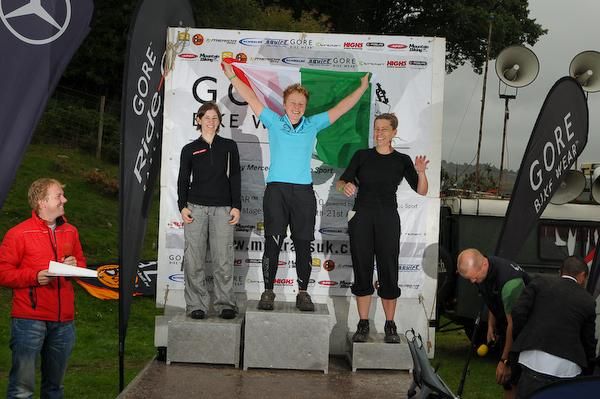 Women's solo podium at the 2010 TransWales